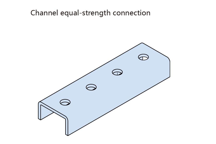 Channel equal-strength connection 